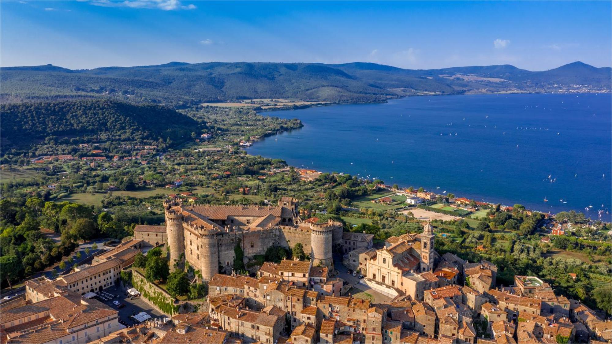 Apt Finestra Sul Castello, Vista Lago Wi-Fi Gratis Bracciano  Buitenkant foto